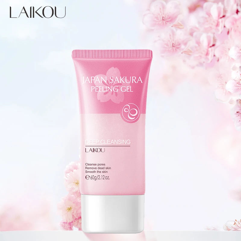 LAIKOU Matcha Exfoliating Peeling Gel - Moisturizing Facial Scrub 60g