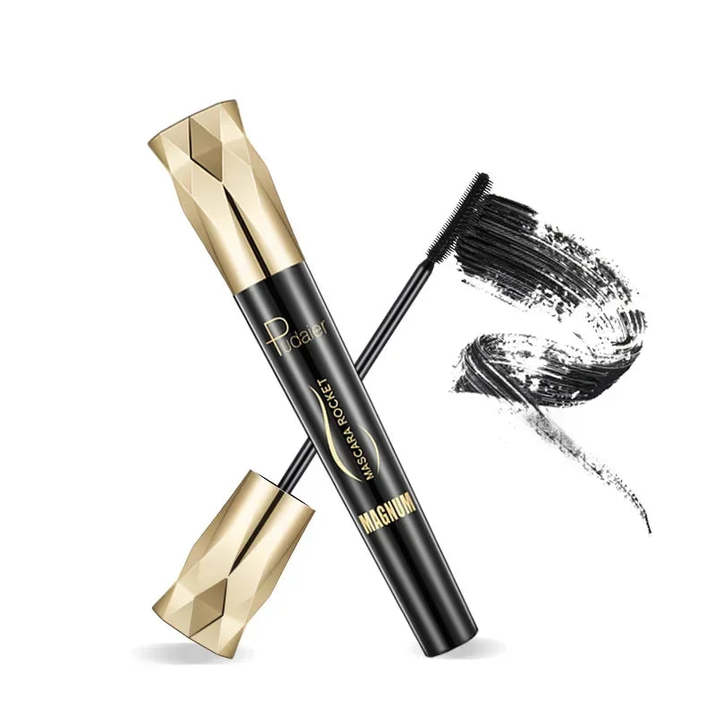 Pudaier 4D Lengthening Mascara - Waterproof Non-Flaking Super Black