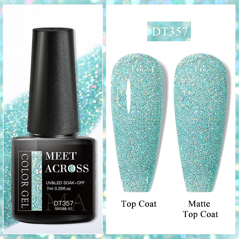 MEET ACROSS 7ML Wine Red Gel Polish - French Style Manicure