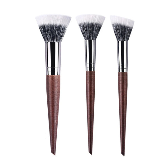 Professional Goat Hair Makeup Brush - Powder Contour Stippling