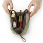 Korean Style Cosmetic Bag - Waterproof Solid Color Makeup Organizer Pouch