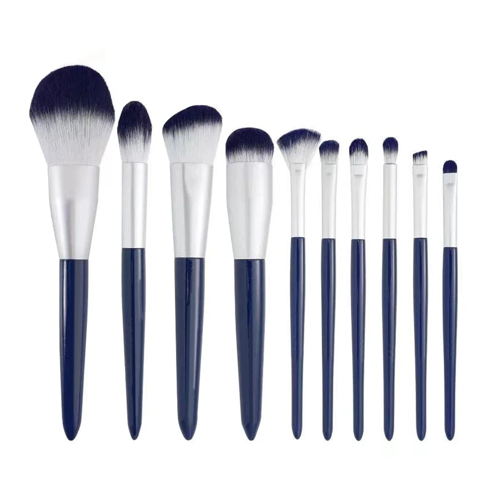 Soft Fluffy Makeup Brush Set - Eye Shadow Foundation Blending