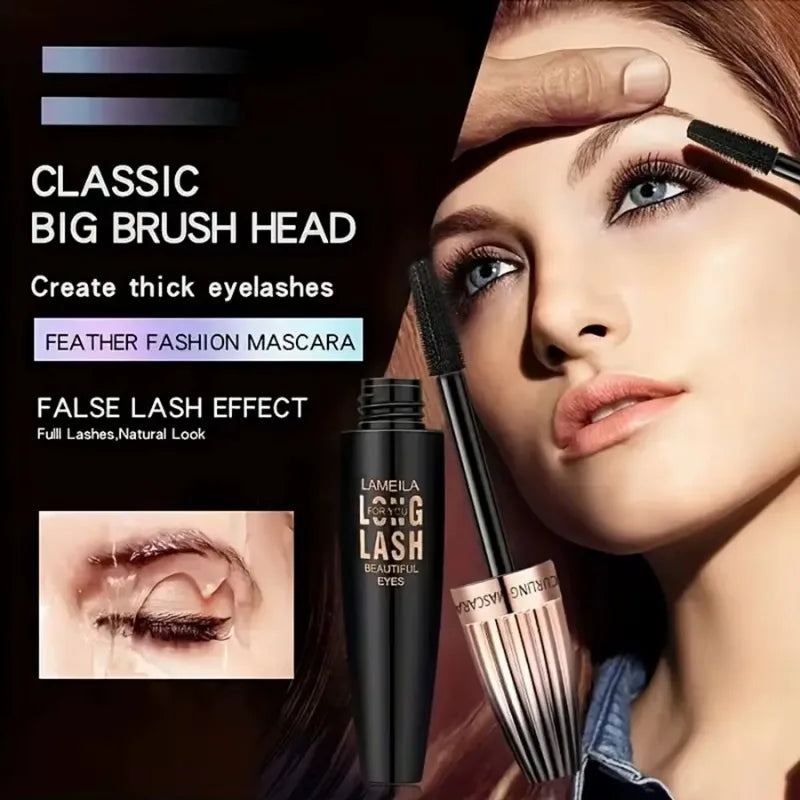 Waterproof 4D Mascara - Thick Long Curling & Smudge-Proof