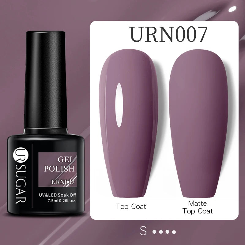 UR SUGAR 7.5ML Purple Gel Nail Polish - Matte UV LED Soak Off
