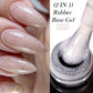 LILYCUTE 7ML Base & Top Coat UV Gel Nail Polish - No Wipe
