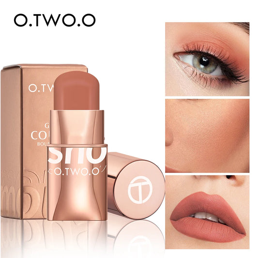 O.TWO.O 3-in-1 Multi Stick - Waterproof Cream Blush Lip & Eye Tint