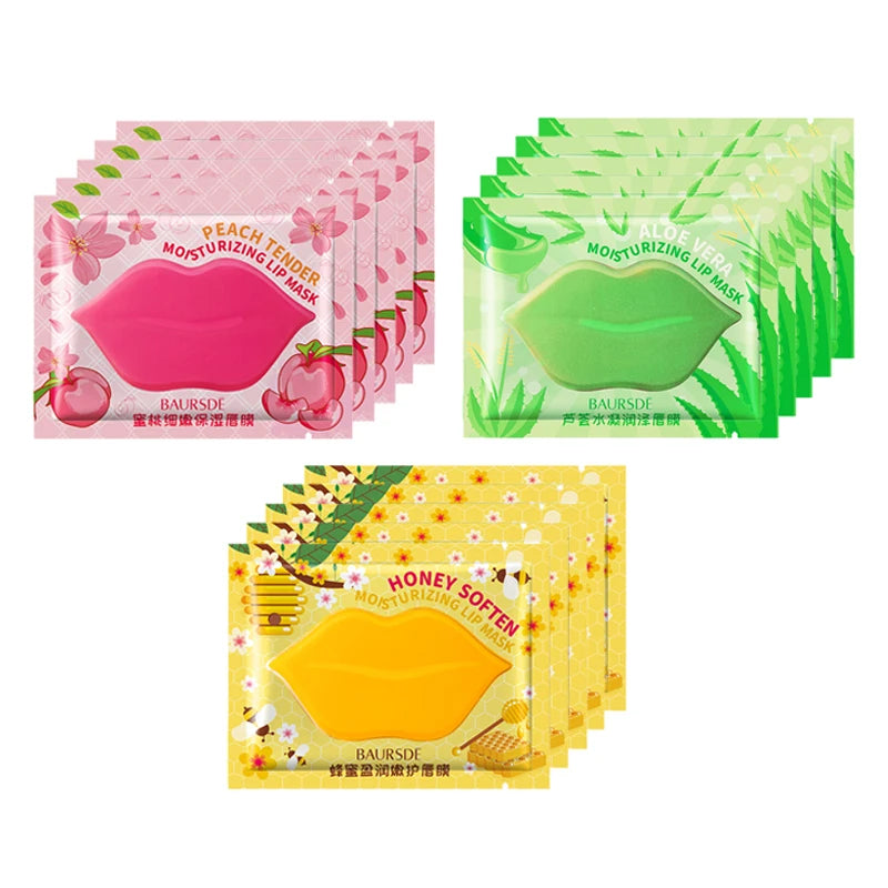 Collagen Nourishing Lip Mask - Moisturizing Firming Treatment (5/10 Pieces)