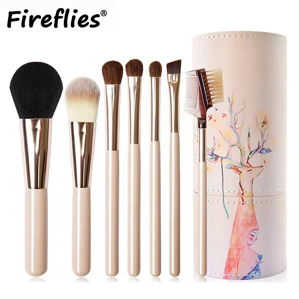 Soft Fluffy Makeup Brush Set - Eye Shadow Foundation Blending