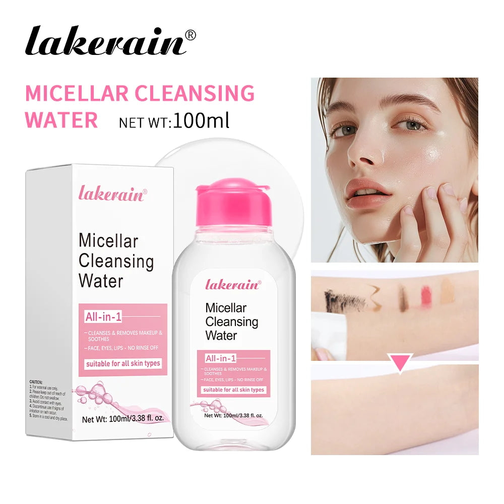 Micellar Water 100ML - Hydrating Facial Cleanser & Makeup Remover