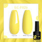 LILYCUTE 7ML Jelly Amber Gel Polish - Leopard Pattern Nail Art