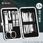 Professional Nail Clipper Set - 19-Piece Manicure Pedicure Kit with Case