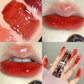 Mirror Glass Lip Tint - Punk Dark Red Waterproof Lip Glaze