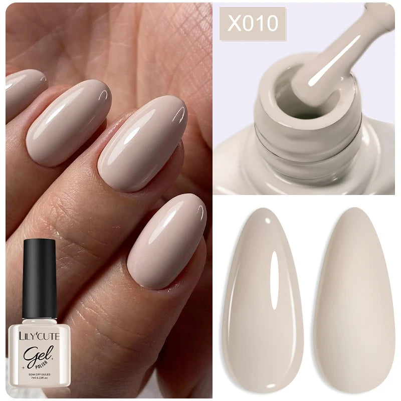 LILYCUTE 5ML Metallic Liner Gel Polish - Gold Silver Mirror Effect