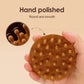 Sandalwood Massage Comb - Finger Ring Scalp Massager and Gua Sha Tool