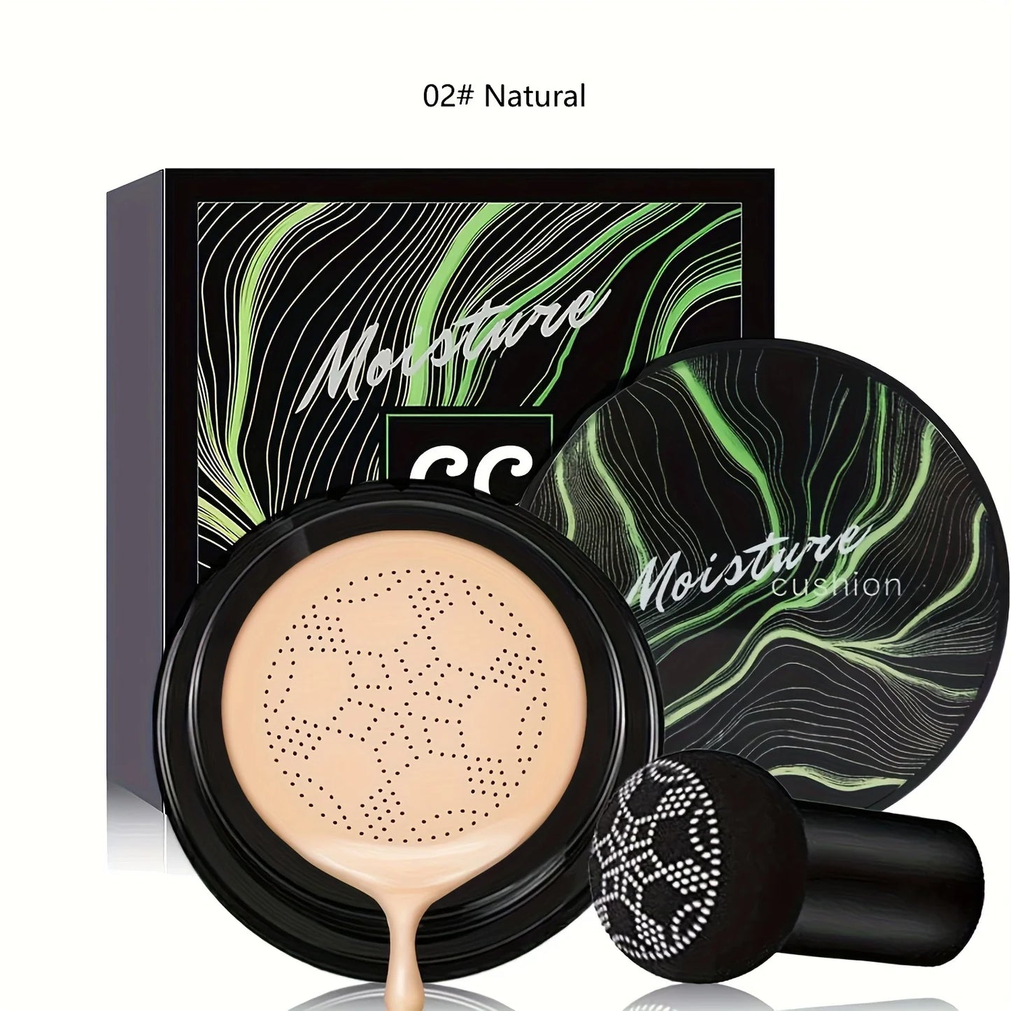 CC Cream Foundation Mushroom Head Air Cushion - Waterproof Long-Lasting