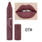 Velvet Matte Lipstick Pencil - Waterproof Lip Liner (12 Colors)
