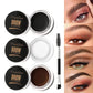 Matte Eyebrow Cream Gel - Waterproof Long Lasting Brown & Black