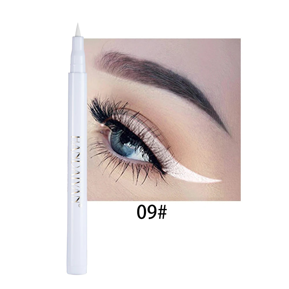 Waterproof Rainbow Matte Colorful Liquid Eyeliner Pencil - Long-Lasting