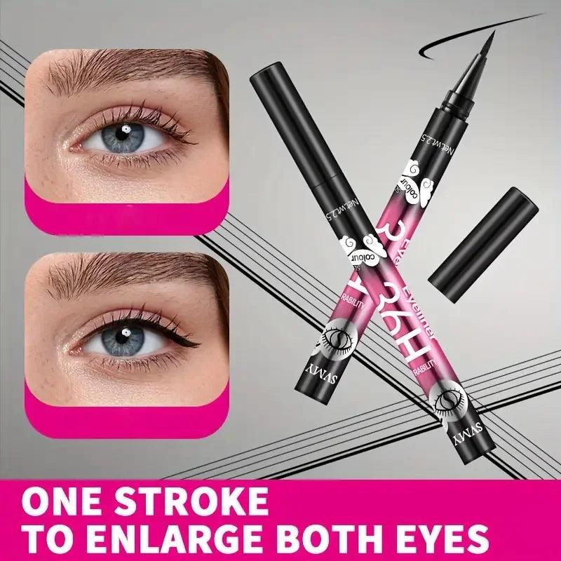 Waterproof Black Eyeliner Pencils Set - Smudge-Proof & Long-Lasting (3/5 Pack)