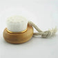 Wooden Handle Facial Cleansing Brush - Soft Manual Face Massager