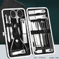 Professional Nail Clipper Set - 19-Piece Manicure Pedicure Kit with Case