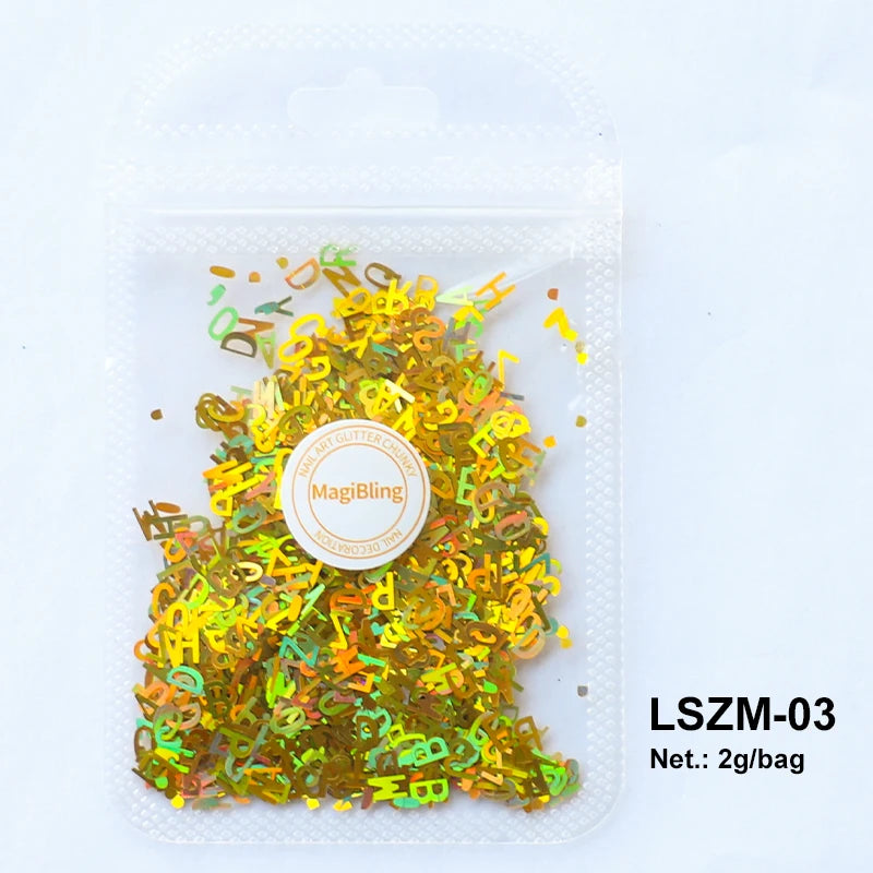 Holographic Nail Art Glitter - Laser Star Butterfly Sequins 2g