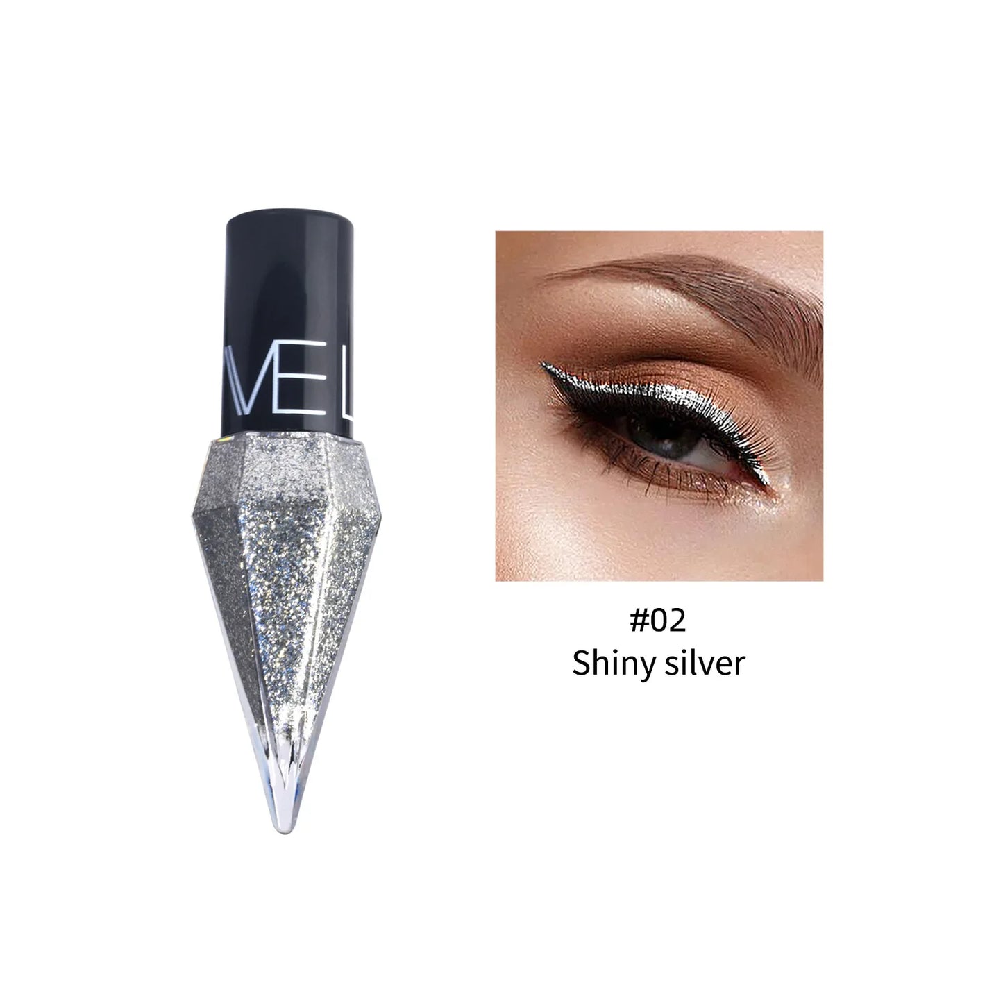 Pearlescent Diamond Gold Liquid Eyeshadow & Eyeliner Stick - Waterproof Glitter
