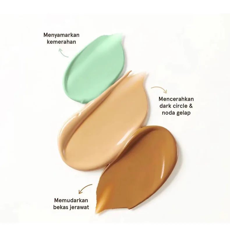 Moisturizing Multicolor Concealer Palette - Full Coverage Cream