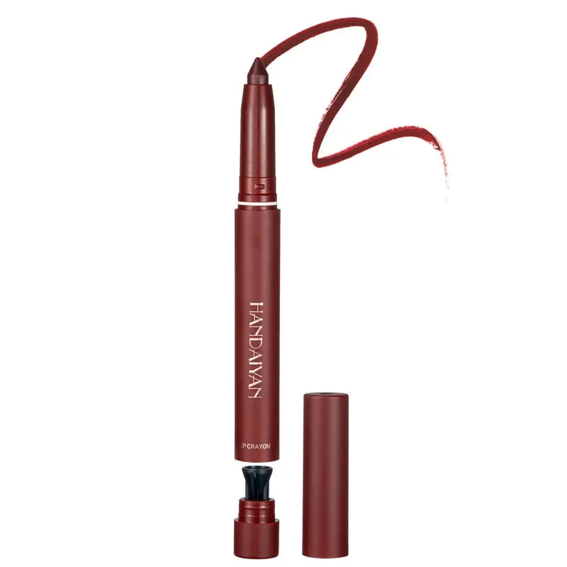 Velvet Matte Lipstick Pen - Waterproof Lip Liner Pencil (12 Colors)