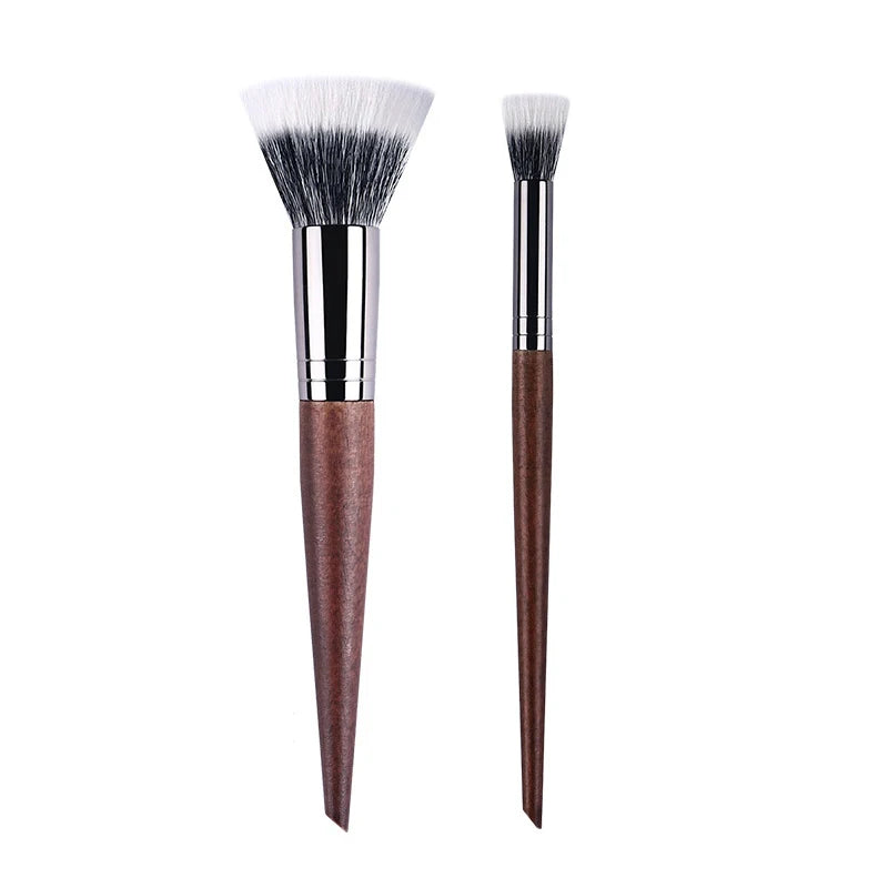 Professional Goat Hair Makeup Brush - Powder Contour Stippling