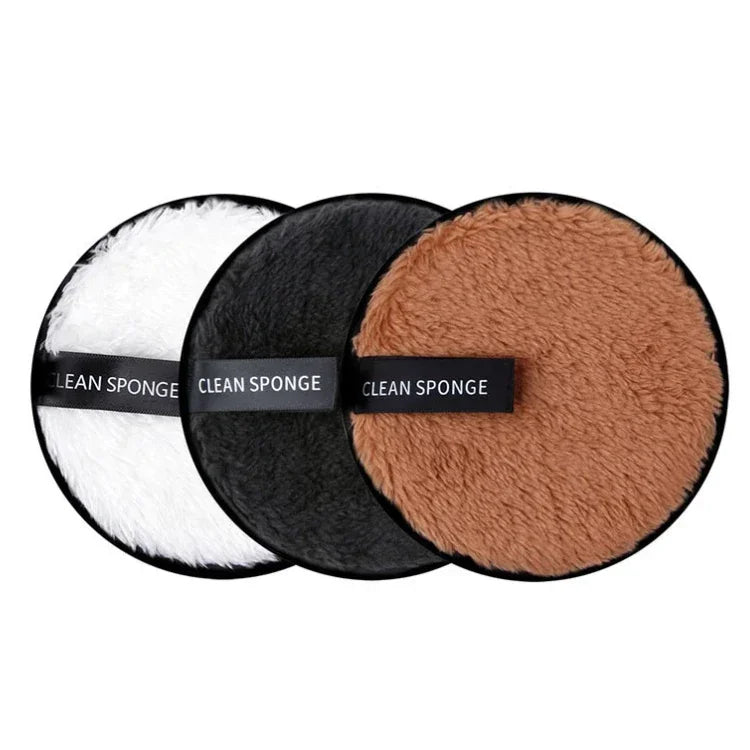 Reusable Makeup Remover Pads - 3 Piece Microfiber Cleansing Set