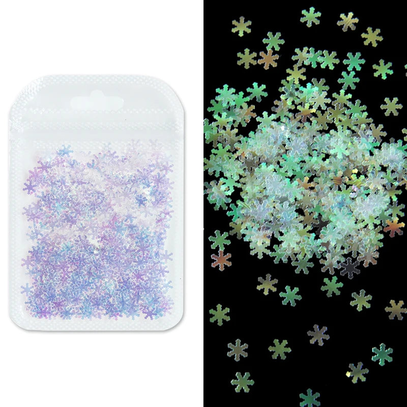 Holographic Nail Art Glitter - Laser Star Butterfly Sequins 2g