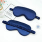Silk Sleep Eye Mask - Soft Blackout Eyeshade for Travel and Rest