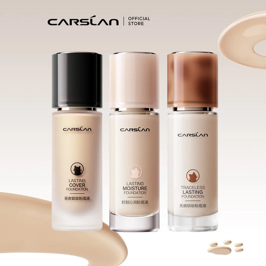 CARSLAN Long-Lasting Matte Liquid Foundation - Full Coverage Oil Control