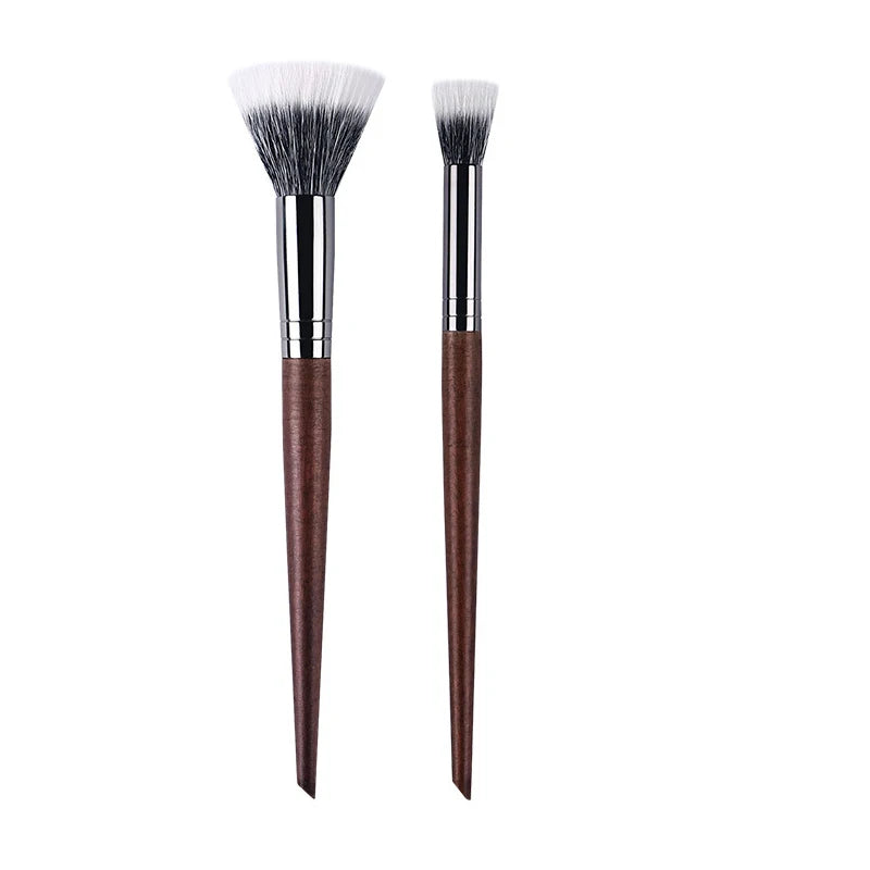 Professional Goat Hair Makeup Brush - Powder Contour Stippling