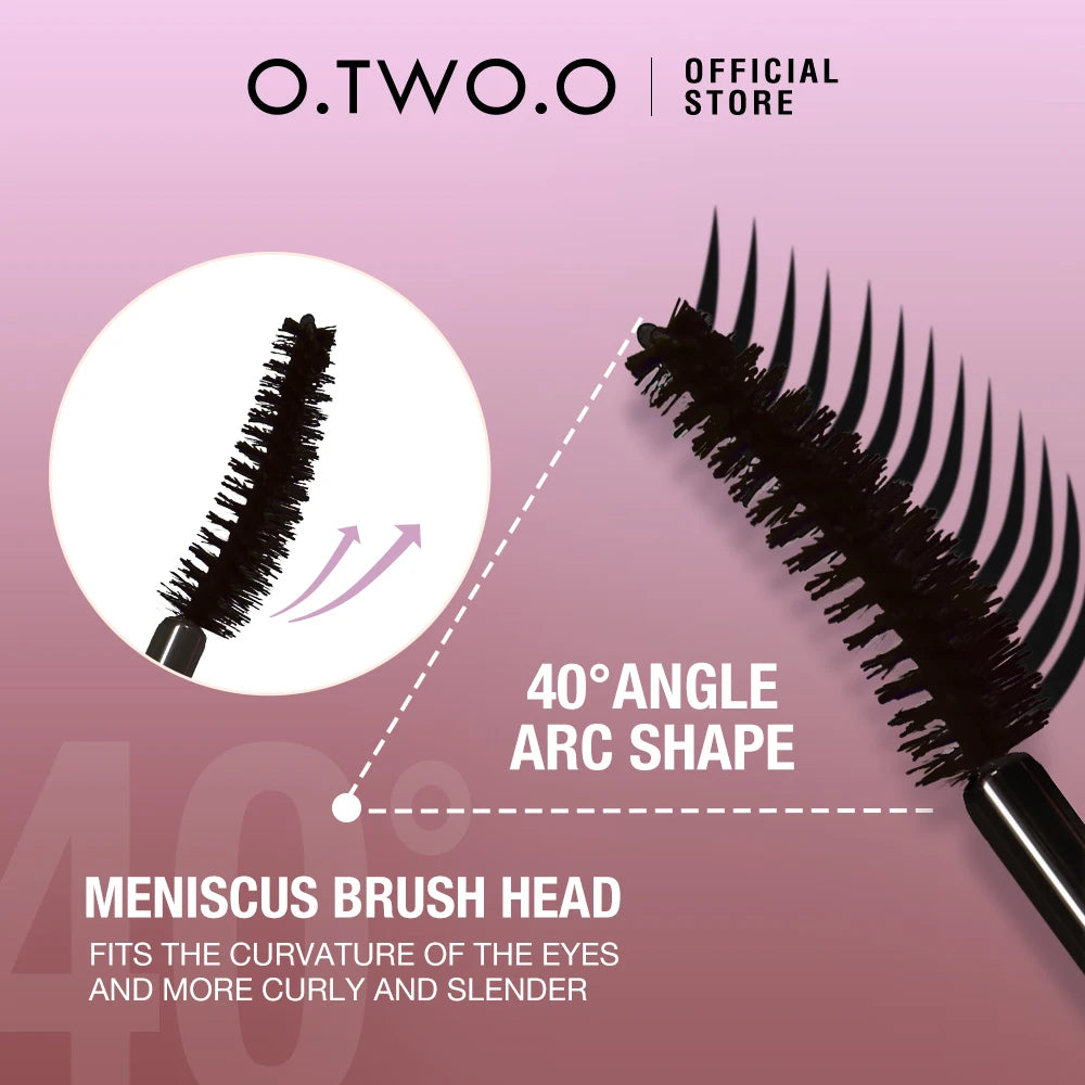O.TWO.O 3D Silk Fiber Mascara - Lengthening Waterproof Long Lasting