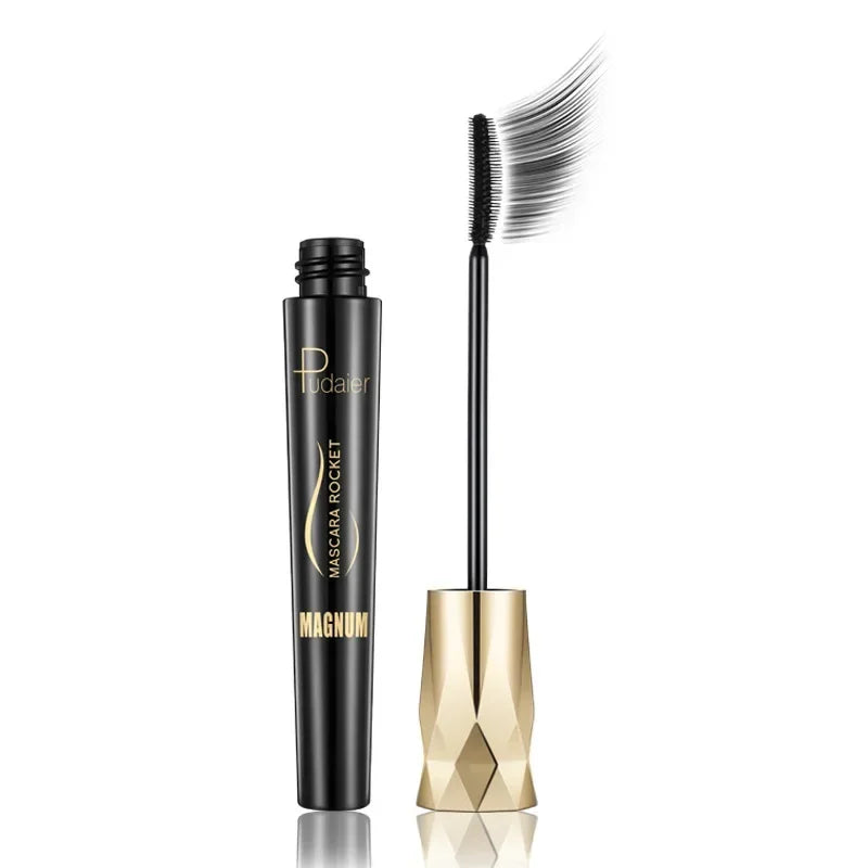 Pudaier 4D Lengthening Mascara - Waterproof Non-Flaking Super Black