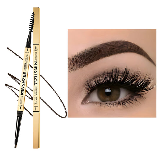 Waterproof Matte Eyebrow Pen - Double Head with Brush