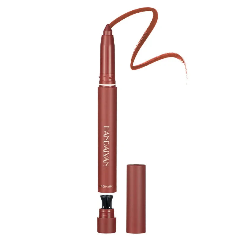 Velvet Matte Lipstick Pen - Waterproof Lip Liner Pencil (12 Colors)