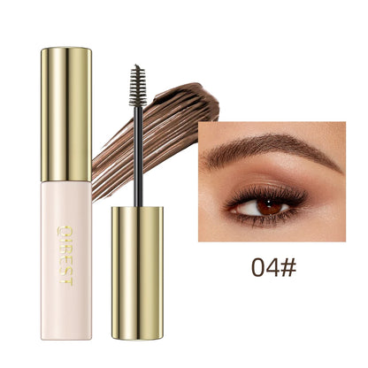4-Color Waterproof Eyebrow Mascara Cream - Long Lasting with Brush