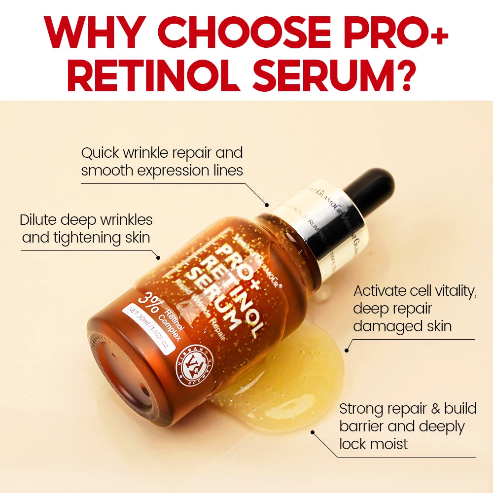 Retinol Face Serum Pro - 3% Retinol Complex for Anti-Aging (30ml)