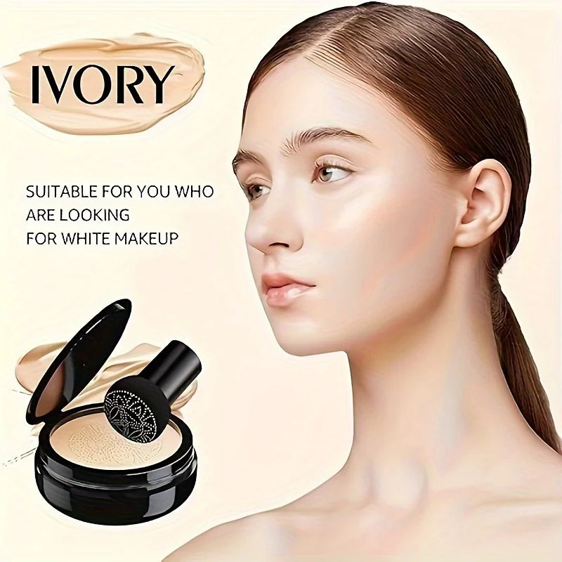 CC Cream Foundation Mushroom Head Air Cushion - Waterproof Long-Lasting
