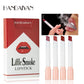 4-Piece Waterproof Lipstick Set - Long-Lasting Matte with Transparent Finish