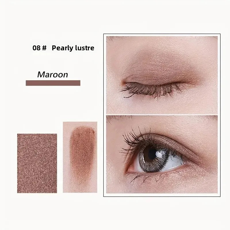 Professional 12-Color Eyeshadow Palette - Natural Shimmer Matte Nudes 9.6g