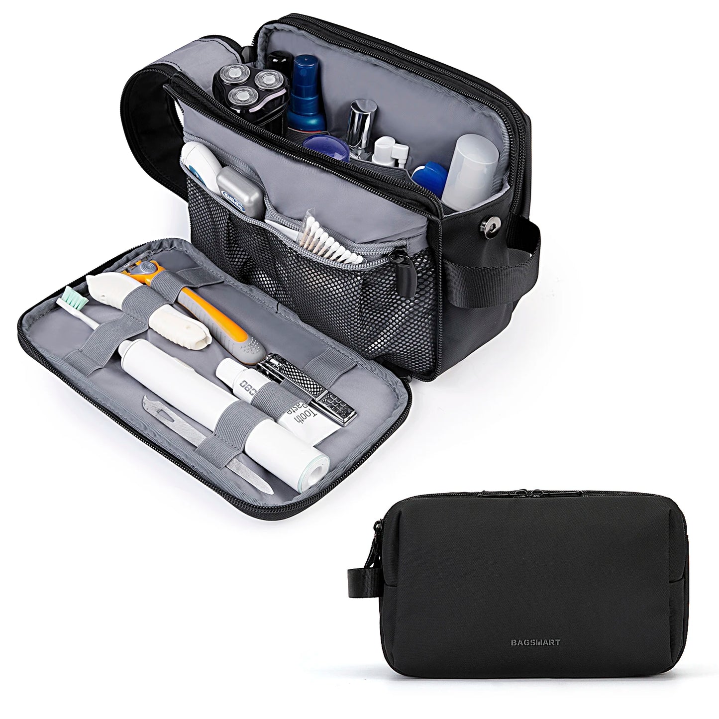 Waterproof Travel Cosmetic Bag - Lightweight Toiletry Organizer