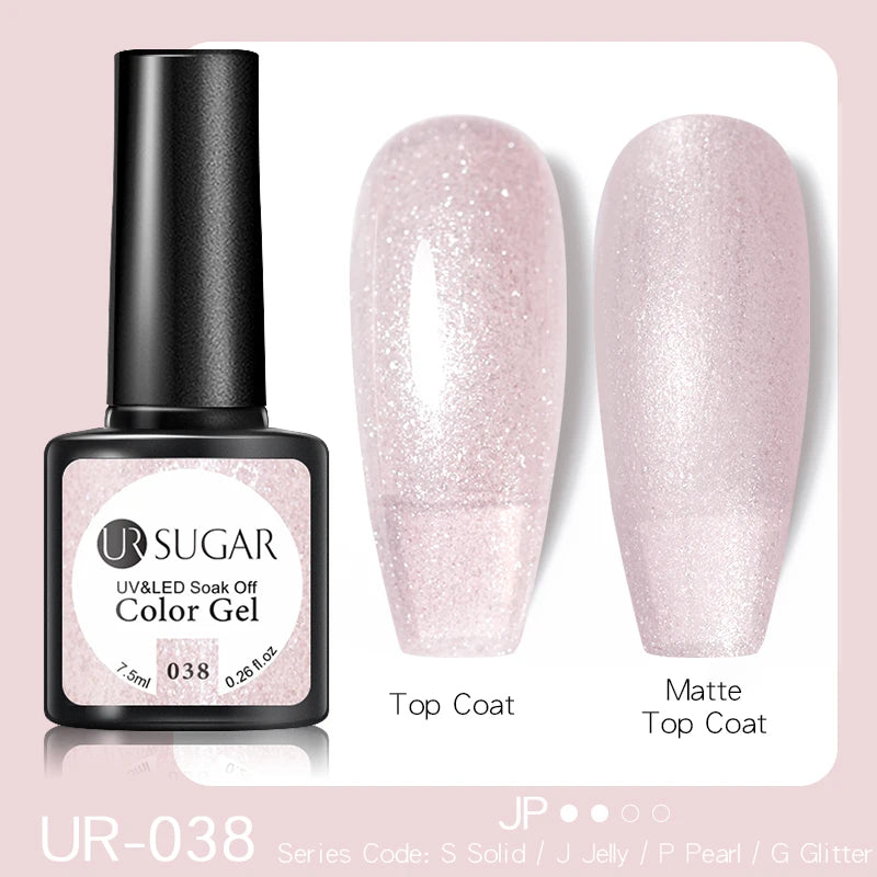 UR SUGAR 7.5ML Purple Gel Nail Polish - Matte UV LED Soak Off