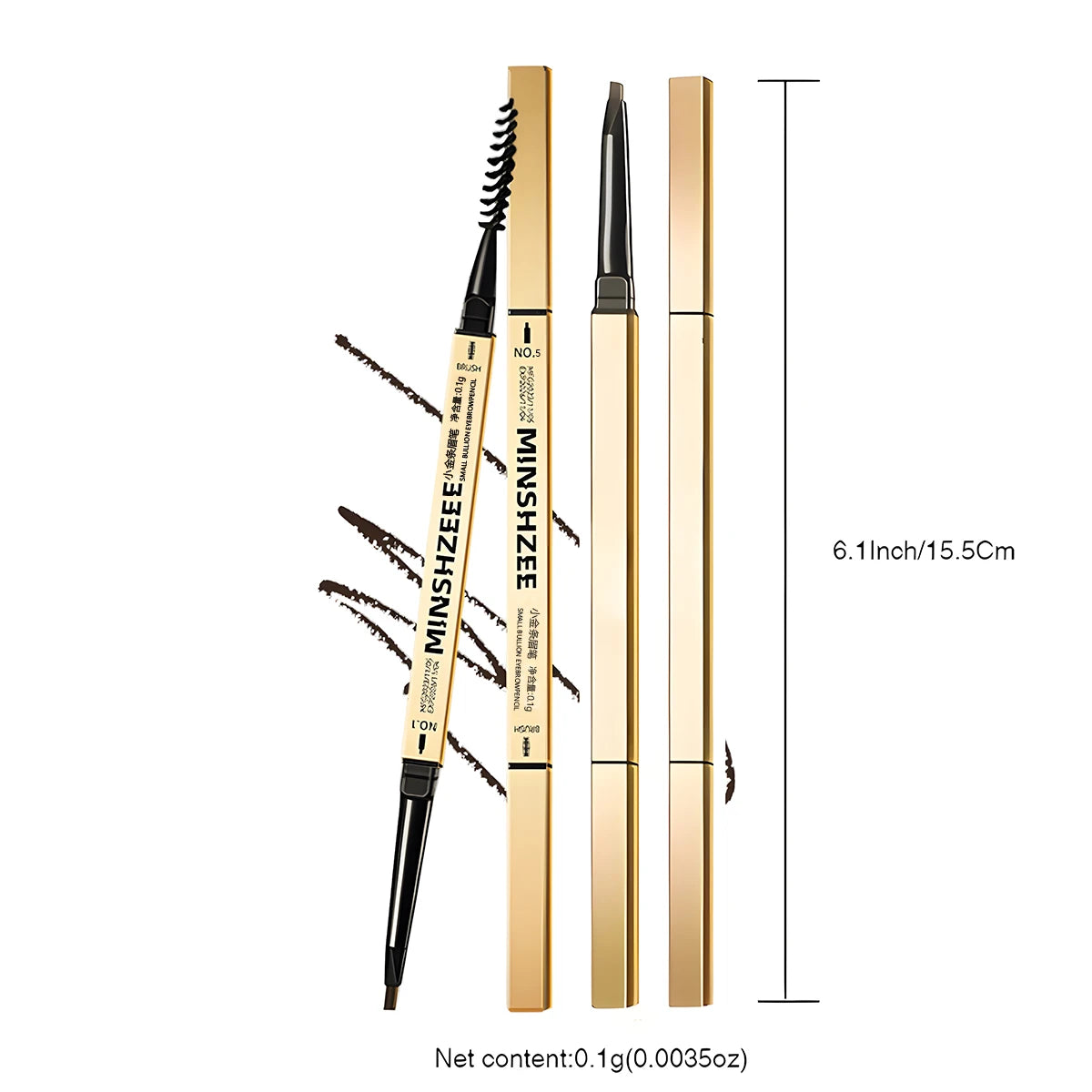 Waterproof Matte Eyebrow Pen - Double Head with Brush
