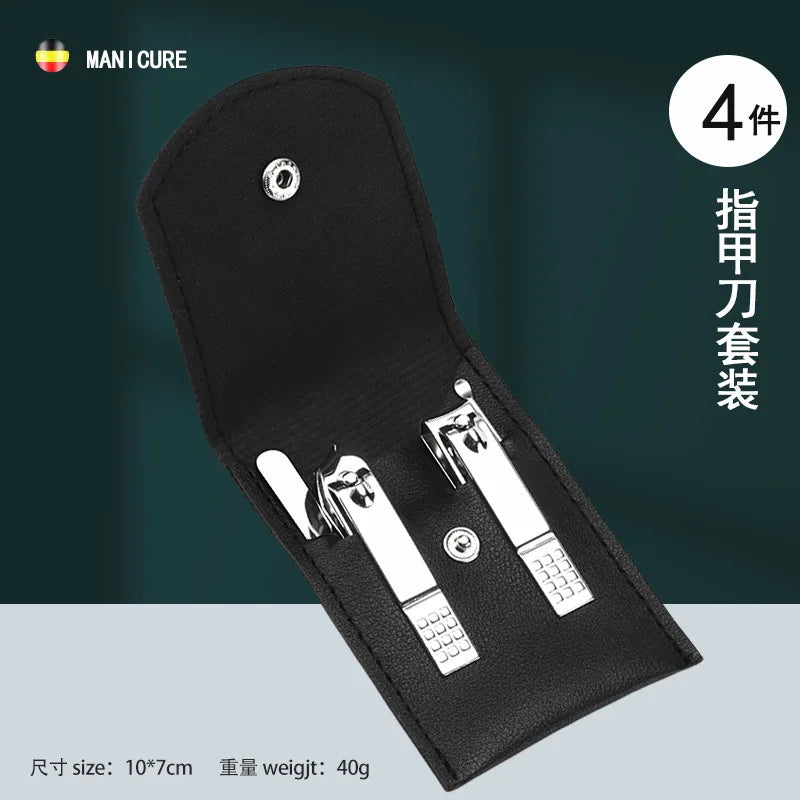 Professional Nail Clipper Set - 19-Piece Manicure Pedicure Kit with Case