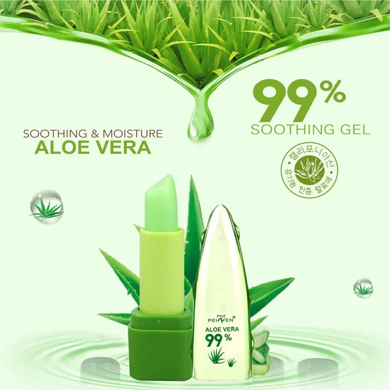 99% Aloe Vera Jelly Lipstick - Temperature Color Changing Lip Balm
