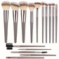 Professional Makeup Brush Set - 3-20 Piece Soft Fluffy Beauty Kit